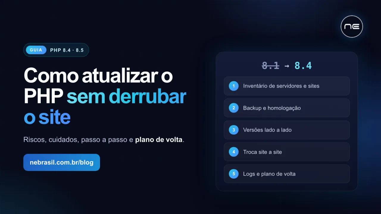 Como atualizar o PHP sem derrubar o site: riscos e cuidados